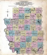 Burleigh County Outline Map, Burleigh County 1912